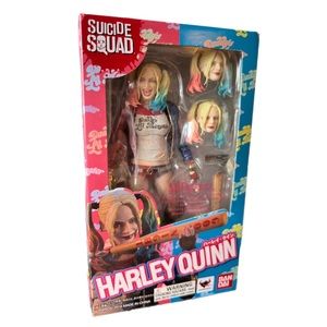NIB Suicide Squad Movie Action Figure S.H. Figuarts - Harley Quinn Margot Robbie